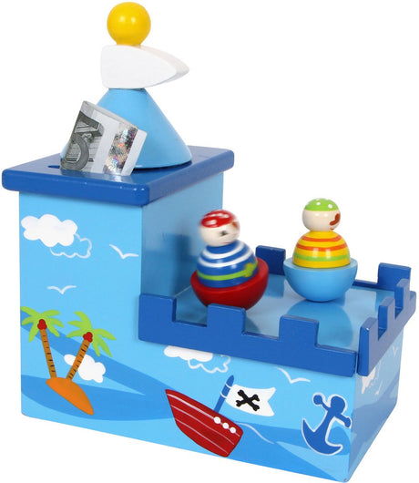 Small Foot - Spieluhr und Piraten-Sparschwein aus Holz