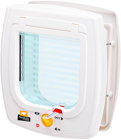 Ferplast Schaukelkatzentür 5t – weiß – 22,5 x 9,6 x 25,2 cm