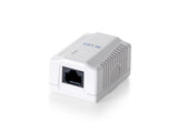 Equip 235111 1-Port Cat.5e Aufputzdose, RJ-45, 5e, weiß, 39 mm, 29,5 mm, 54 mm