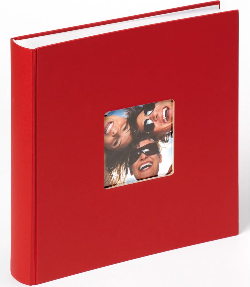 Walther fa-208-r fun - Designalbum - Größe 30 x 30 cm - rot