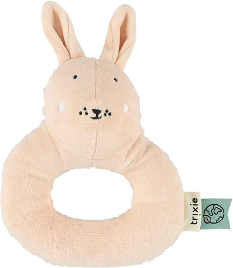 Trixie Rassel - Mrs. Rabbit - Kuscheliges Babyspielzeug mit Knistergeräusch - Sinnesspielzeug - ab 3 Monaten