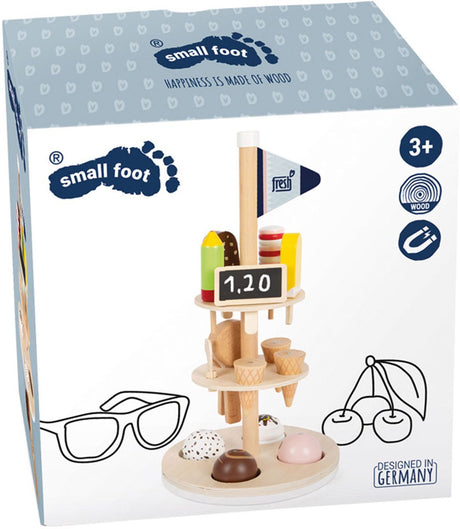 Small Foot - Eiswürfel aus Holz mit Halter, 15 Stk.