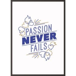 Motivationsrahmen Paperflow Aluminium schwarz