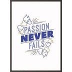 Motivationsrahmen Paperflow Aluminium schwarz