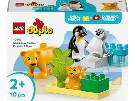 Lego Duplo Town 10442 Wildtierfamilien: Pinguine und Löwen