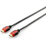 Equip 119342 Hochgeschwindigkeits-HDMI-1.4-Kabel mit Ethernet, Typ A, m->m, 2 m, schwarz