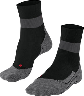 Falke Ru stabilisierende Laufsocken mit Kompressions-Lyocell-Funktionsmaterial Herren Schwarz - Größe 39-41