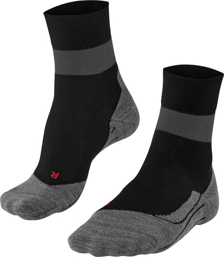 Falke ru stabilizing met compressie lyocell functioneel materiaal hardloopsokken dames zwart - maat 37-38