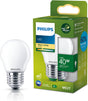 Philips led philips ultra efficient led - kogellamp - mat - 40w - e27 fitting - warmwit licht - energielabel a