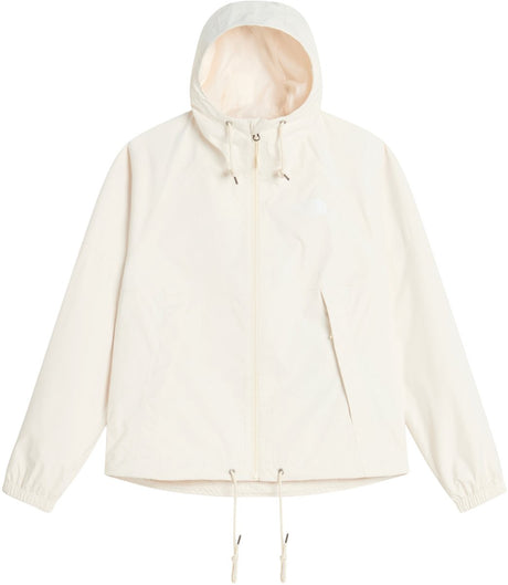 The north face w antora rain hoodie dames outdoorjas - white dune xs