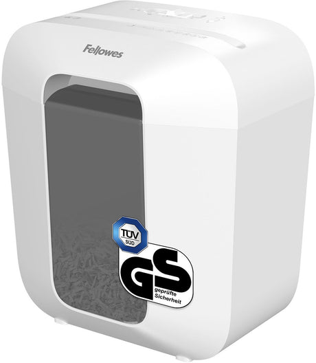 Fellowes lx25 Aktenvernichter – P-4 Kreuzschnitt – 6 Blatt – 11,5 Liter – für das Heimbüro