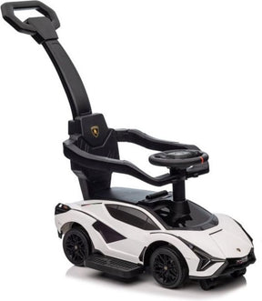 Viking Choice Laufwagen – Lamborghini QLS-996T – mit Schiebestange – 85 x 44 x 95 cm – weiß