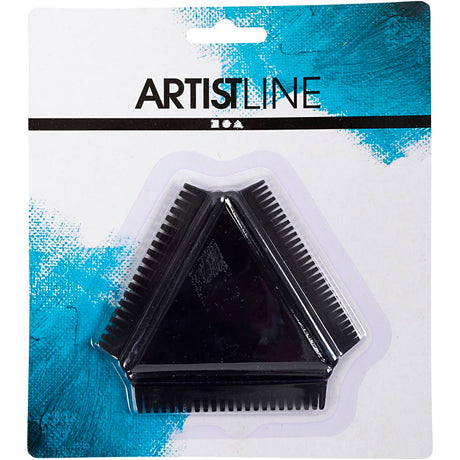 Https: www.cchobby.nl structure-comb-of-rubber-size-9-cm-black-1-piece
