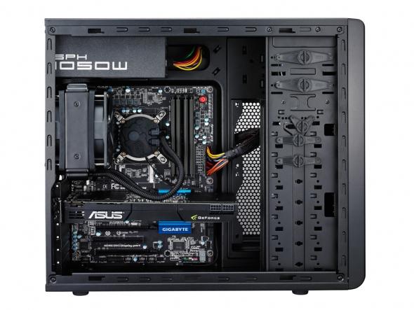 Cooler Master for-500-kkn1 cm Force 500 [ATX 5,25 x 2, 3,5 x 8 PCIX10-Lüfter x2, Schwarz]
