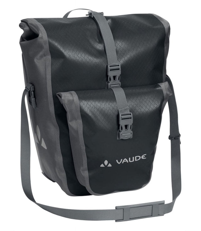 Vaude Aqua Back Plus Doppel-Fahrradtasche – 51l (2x 25,5l) – Schwarz
