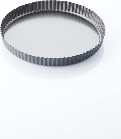 Point-Virgule gerippte Kuchen-/Quicheform – Antihaftbeschichtung – loser Boden – ø 30 cm