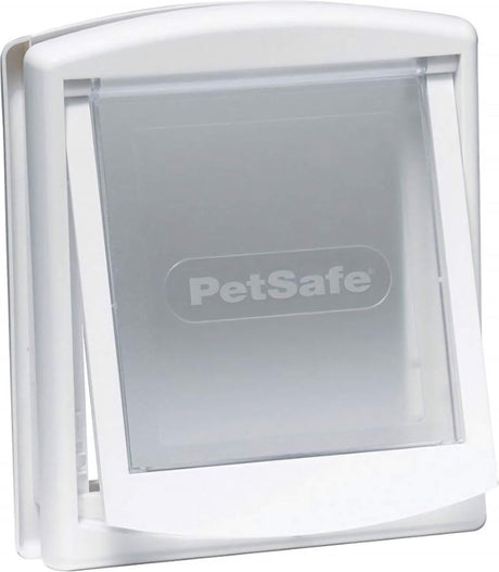 Petsafe Katzenklappe klein weiß transparent