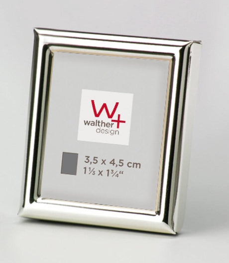 Walther Design Chloe – Fotorahmen – Fotogröße 3,5 x 4,5 cm – Silber
