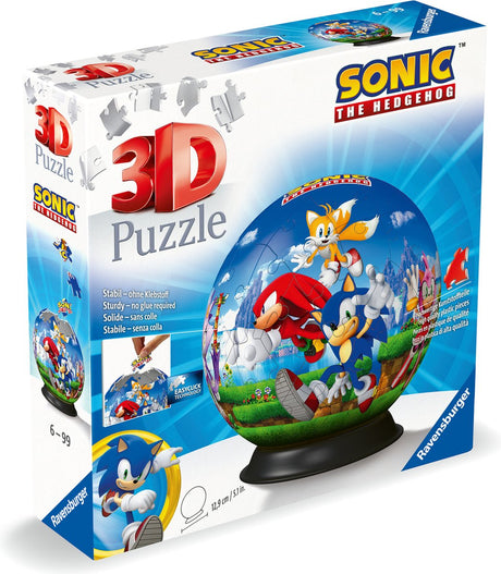 Ravensburger 3D-Puzzleball Der Igel, 72 Teile.