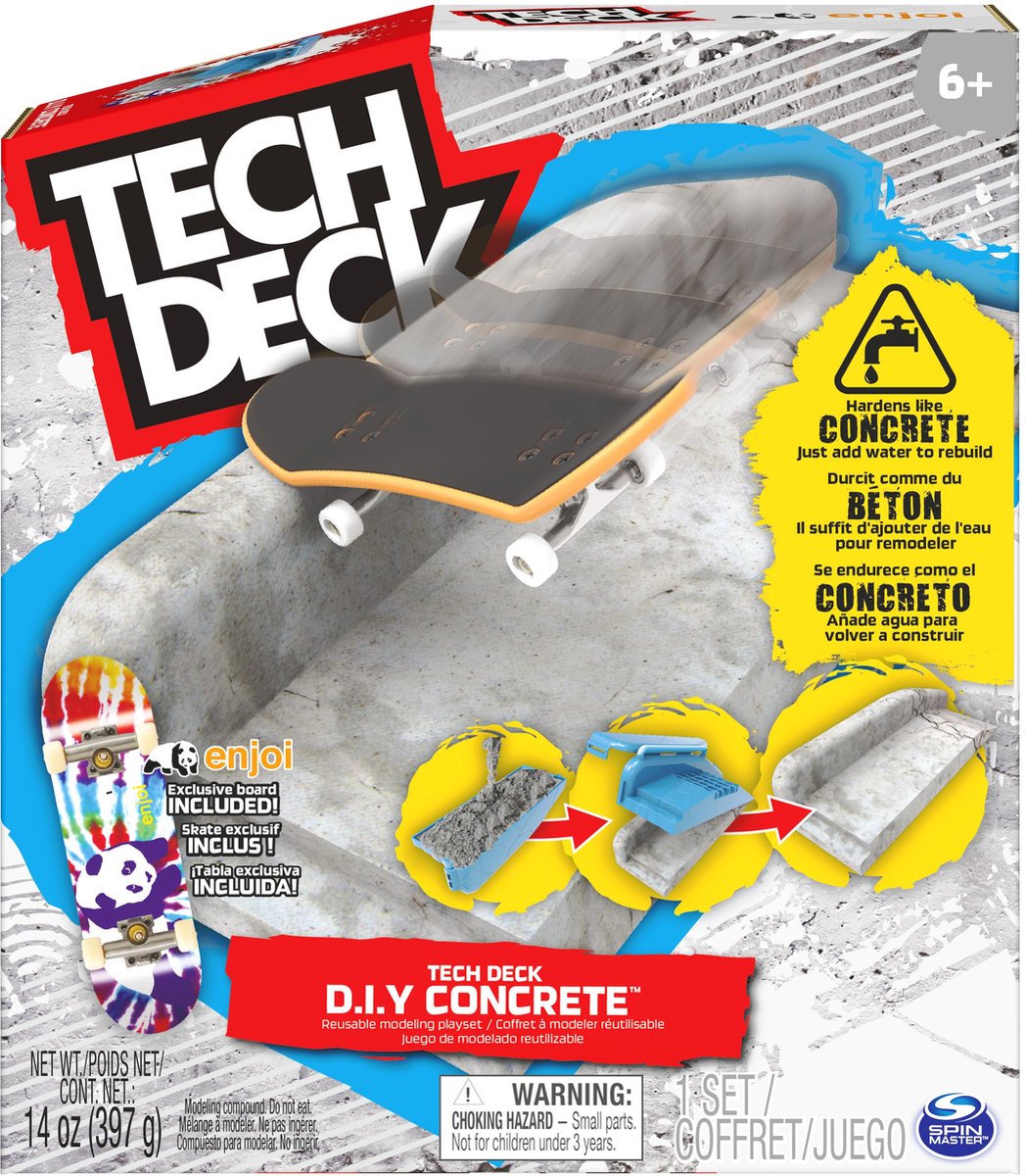 Tech-Deck zum Selbermachen. Beton + Brett