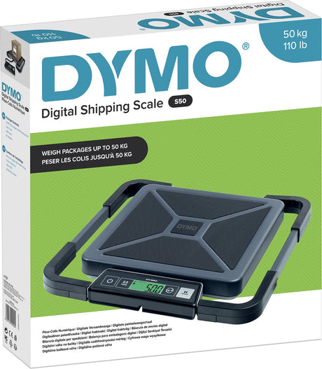 Dymo USB-Paketwaage S50 30x30cm 100 Gramm 50kl tragbar