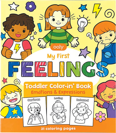 Ooly – Malbuch für Kleinkinder – Meine ersten Gefühle
