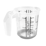 Keeper Messbecher Anti-Rutsch 0,5l grau
