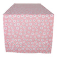 Daisy flowers tafelloper roze 50x140 cm | 3 stuks