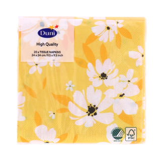 Duni Servietten sonnige Tage 24x24 cm | 12 Stück