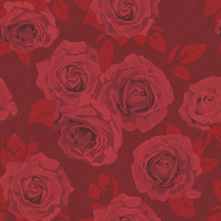 Duni Servietten Rich Roses 33x33 cm | 12 Stück
