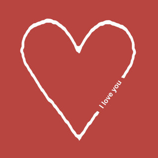 Duni Servietten Ich liebe dich 33x33 cm | 12 Stück