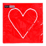 Duni Servietten Ich liebe dich 33x33 cm | 12 Stück