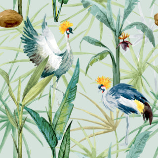 Duni Servietten tanzende Vögel 33x33 cm | 12 Stück