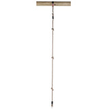 Swinging Climbing Seil mit 2 Ringen, 190 cm