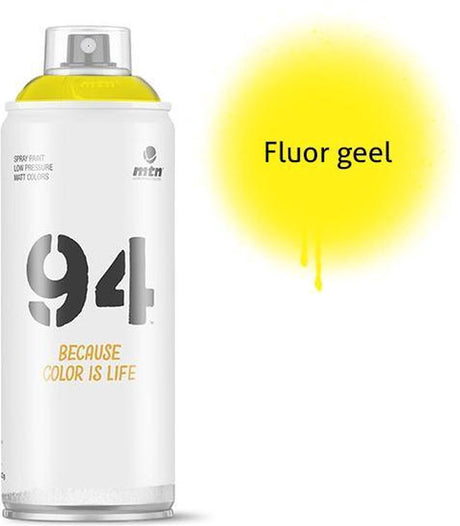 Mtn 1070610 – 94 fluoreszierendes Gelb 400 ml | 3 Stück
