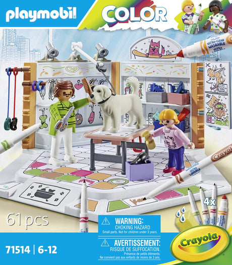 Playmobil farbiger Hundesalon – 71514