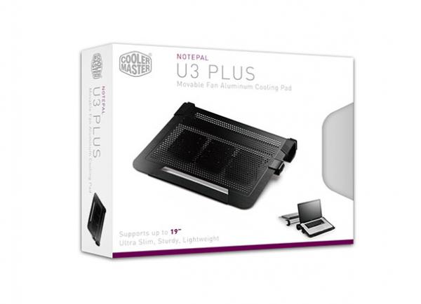 Cooler Master R9-NBC-U3PK-GP Notepal U3 Plus Laptop-Kühlpad [schwarz]