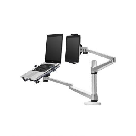 Neomounts FPMA-D300Notebook-Flachbildschirm- und Notebook-Tischhalterung Silber