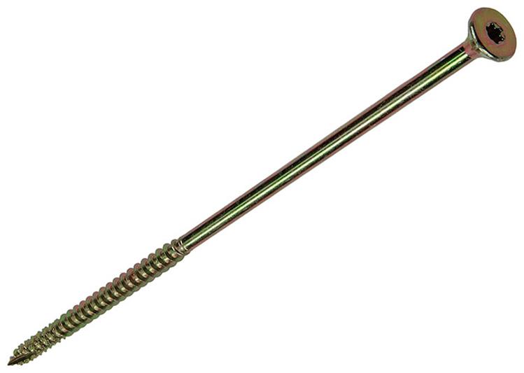 Mack 1006983 - spaanplschrf. vzkop-zelfb geelverzinkt 4st 6 x 160mm | 5 stuks