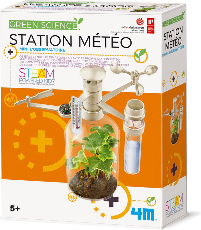 4m Wissenschaft und Spiele – Bauen Sie Ihre eigene Wetterstation – Bausatz – Kidzlabs – Grüne Wissenschaft – 5+