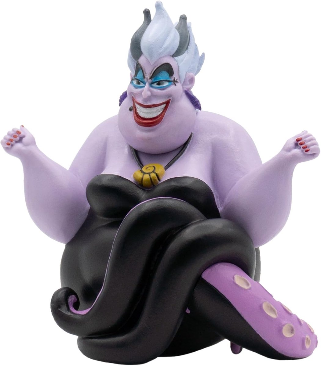 Bullyland 12357 – Spielfigur und Sammelfigur Ursula aus der kleinen Meerjungfrau – ca. 10 cm – naturgetreu und detailreich – ideal als Tortenfigur und kleines Geschenk für Kinder ab 3 Jahren.