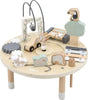 Tryco wooden activity table - houten activity-center - stimuleert motoriek en vormherkenning - vanaf 18 maanden