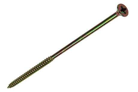 Mack 1006988 - spaanplaatschroef vz kop geelverzinkt 50st 6 x 150mm | 2 stuks