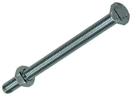 Mack 1007076 - tapbout + moer verzinkt 100 st 6 x 80 mm | 1 stuks