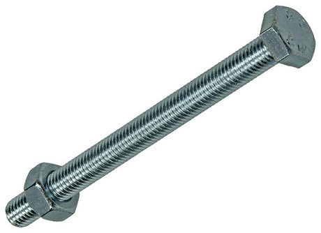 Mack 1007086 - tapbout + moer verzinkt 25 st 10 x 120 mm | 1 stuks
