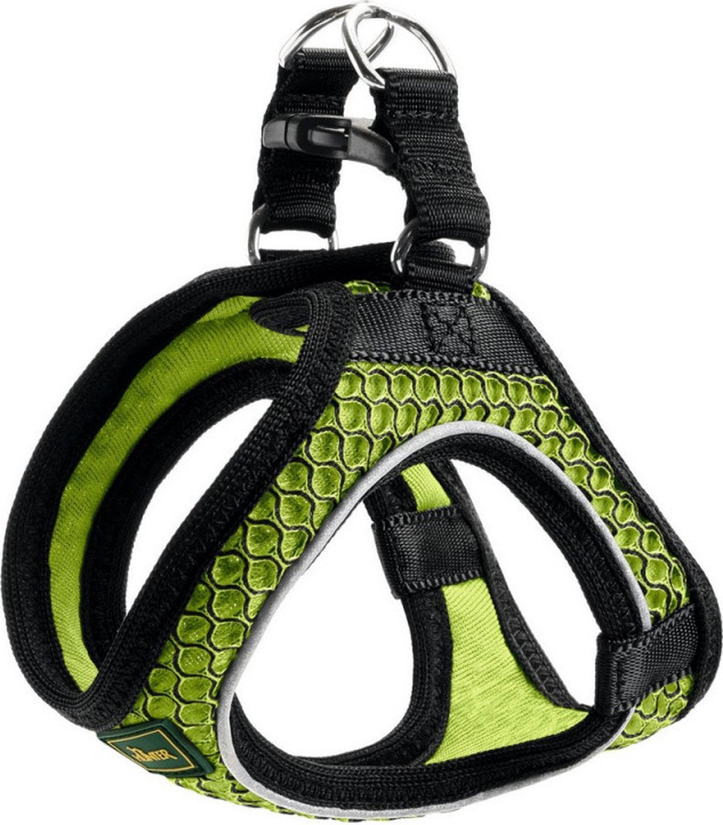 Hunter Hundegeschirr Hilo-Comfort Limette Größe XS (35-37 cm)