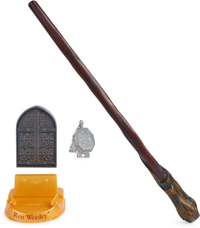 Wizarding world - harry potter - magical collector toverstaf van ron wemel (30,5 cm) - verkleedaccessoire