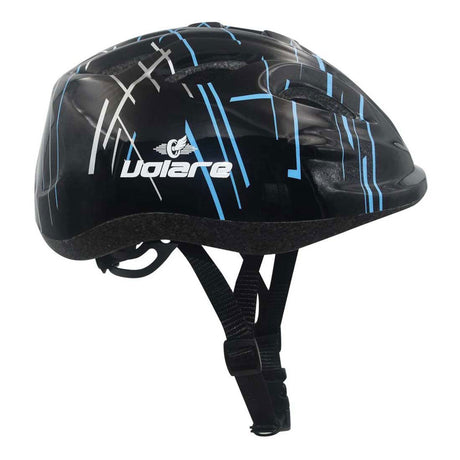 Volare Fahrradhelm – Kinder – Schwarz – 47–51 cm