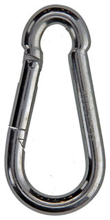 Mack 1008437 - 1 karabijnhaak + veer 8 x 80mm verzinkt | 10 stuks