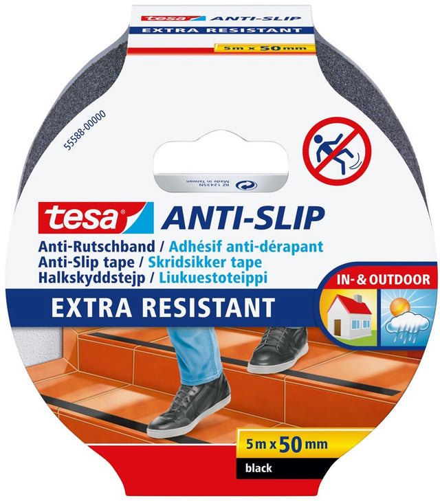 Tesa - Anti-Rutsch-E | ft 5m x 50mm | schwarz